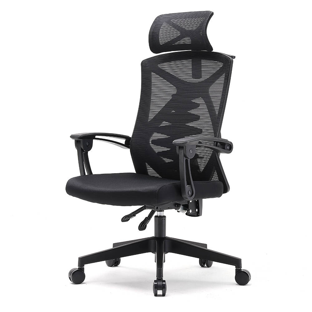 Fotel ergonomiczny ANGEL biurowy obrotowy Spino szary lub czarny 150kg - obrazek 2