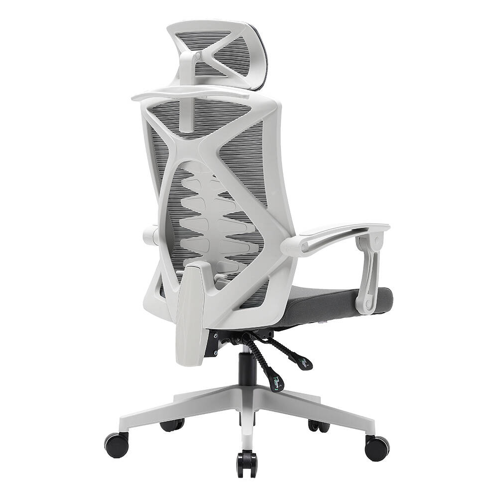 Fotel ergonomiczny ANGEL biurowy obrotowy Spino szary lub czarny 150kg - obrazek 4
