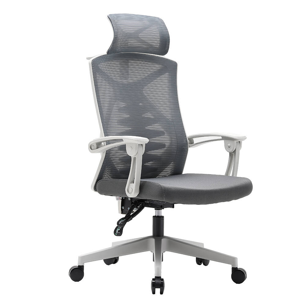 Fotel ergonomiczny ANGEL biurowy obrotowy Spino szary lub czarny 150kg - obrazek 7
