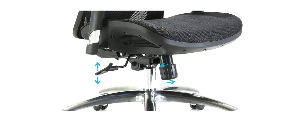 Fotel ergonomiczny ANGEL biurowy obrotowy kalistO 150kg - obrazek 6