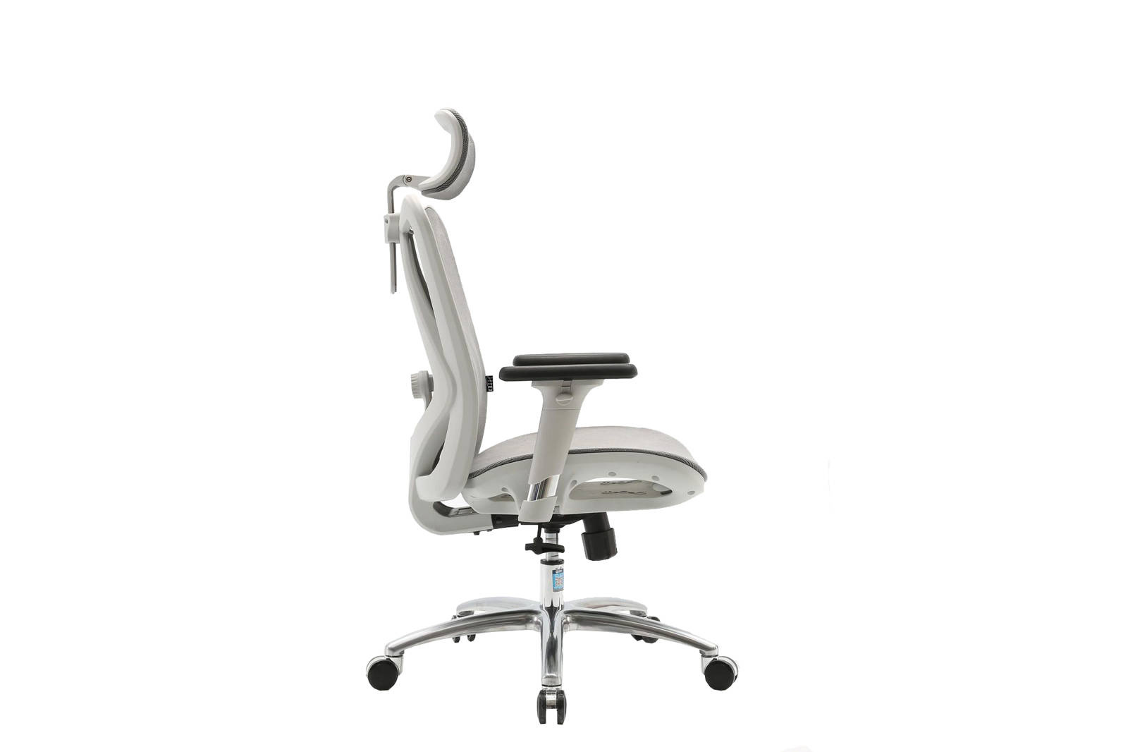 Fotel ergonomiczny ANGEL biurowy obrotowy kalistO szary 150kg - obrazek 9