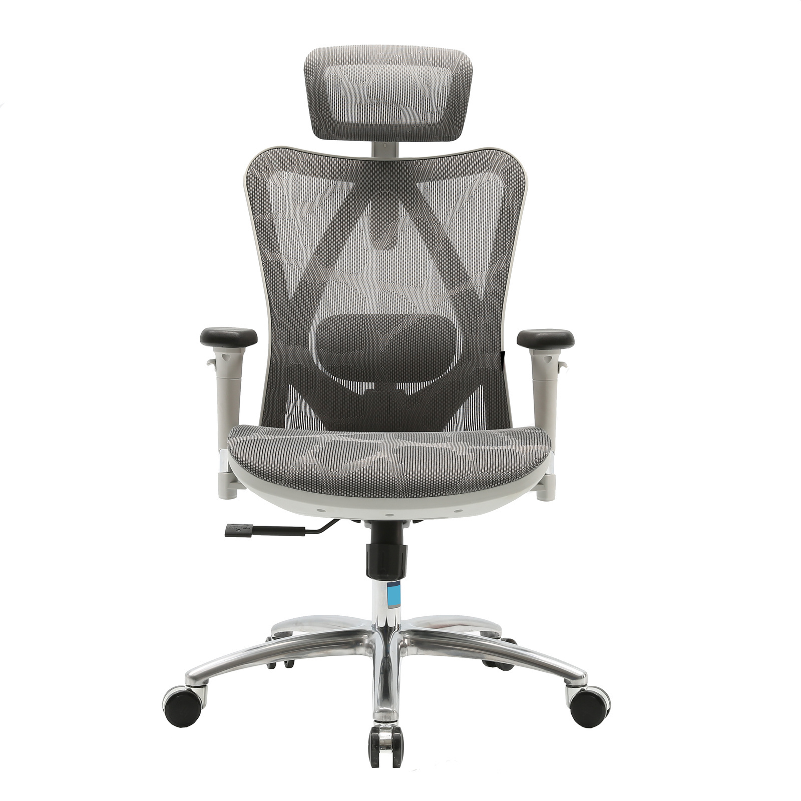 Fotel ergonomiczny ANGEL biurowy obrotowy kalistO szary 150kg - obrazek 10