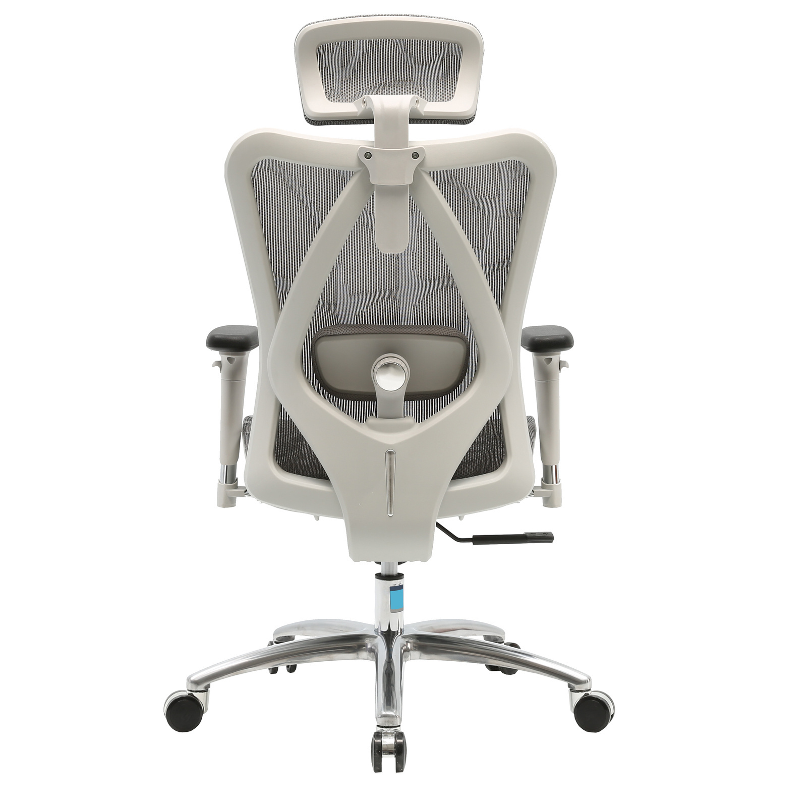 Fotel ergonomiczny ANGEL biurowy obrotowy kalistO szary 150kg - obrazek 11