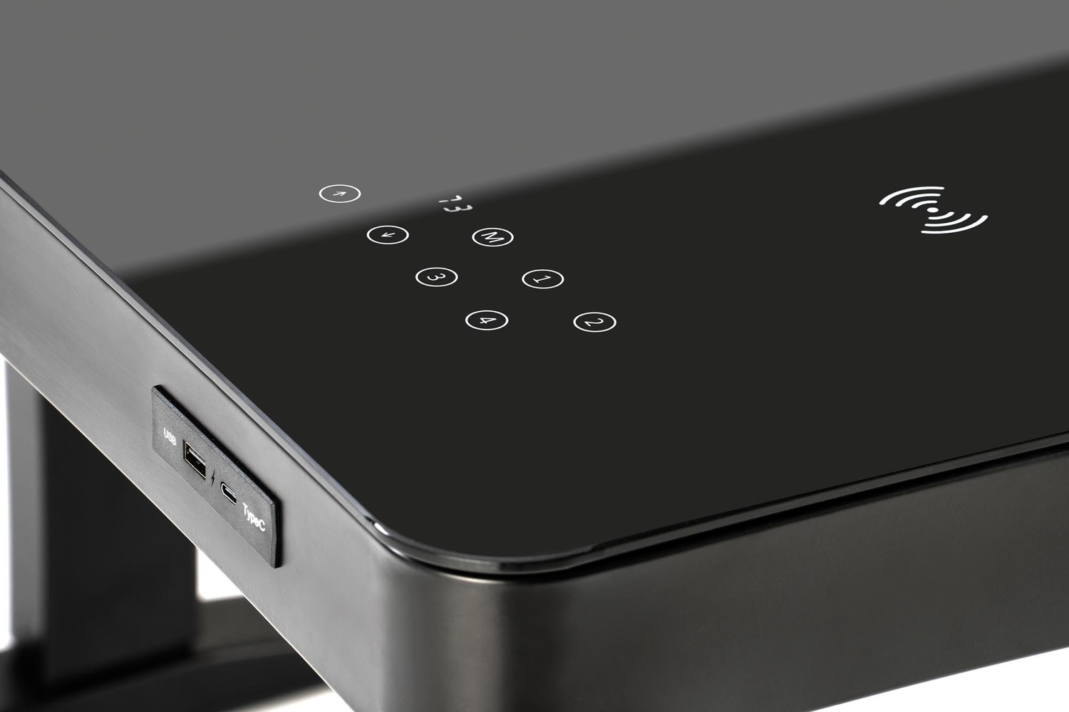 BIURKO REGULOWANE B-52 czarne - obrazek 5