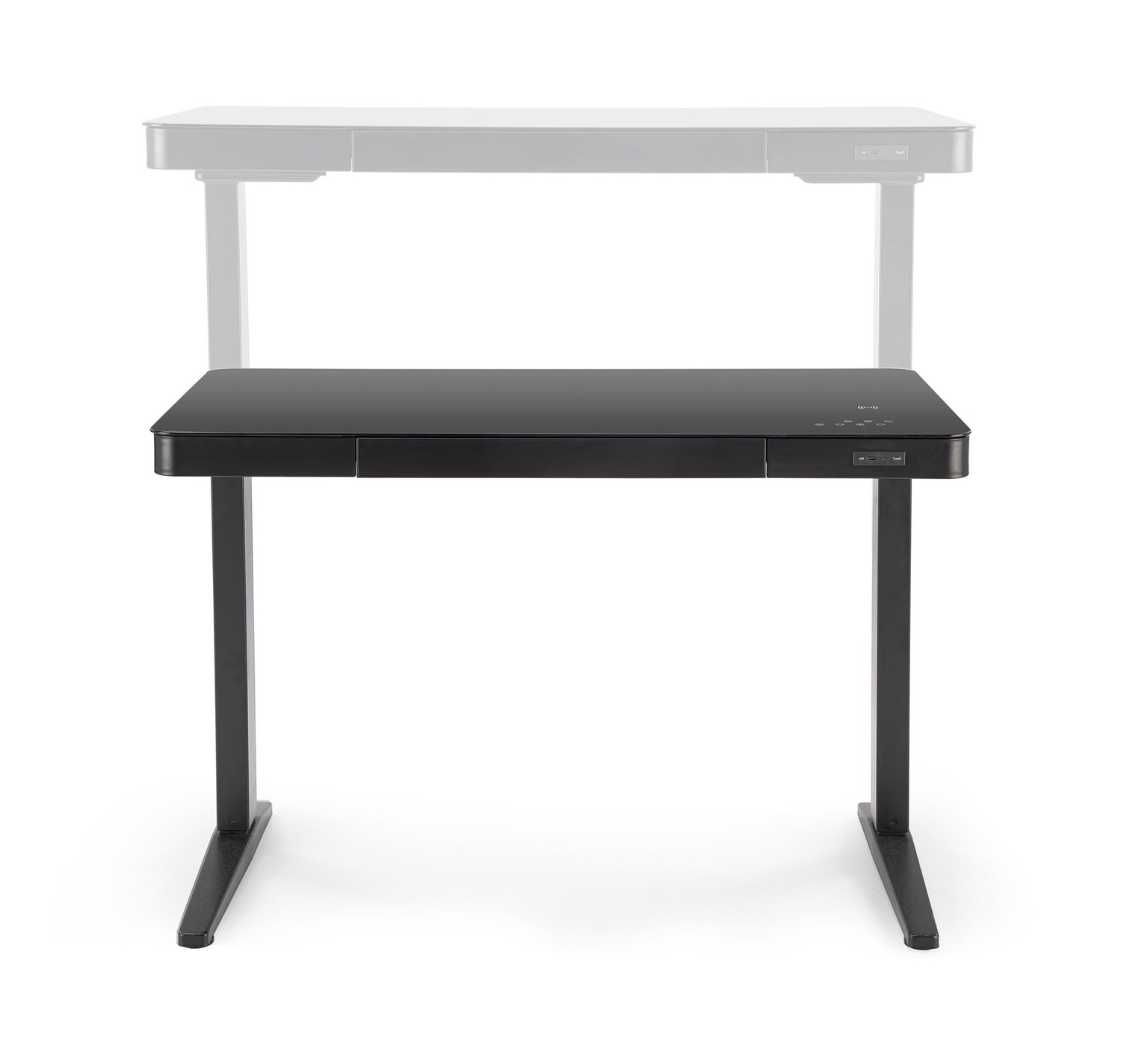 BIURKO REGULOWANE B-52 czarne - obrazek 2