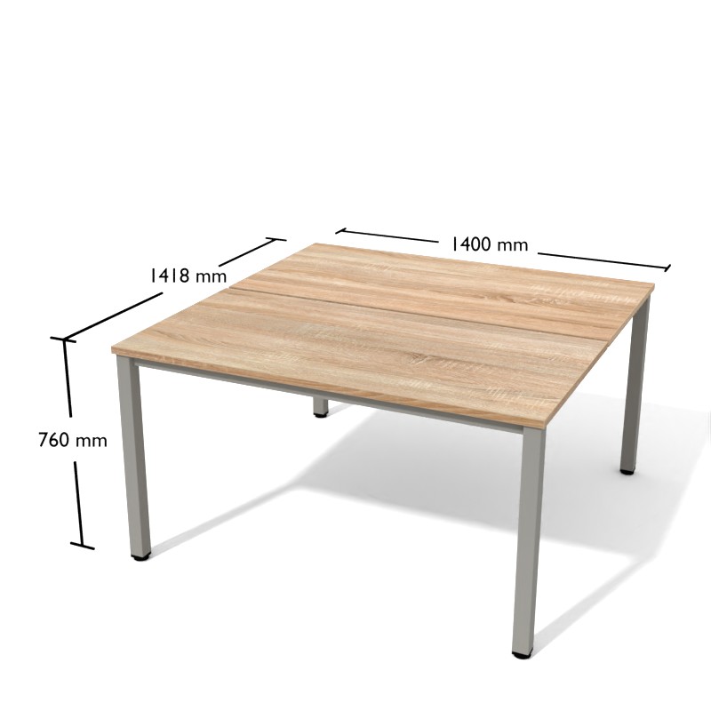 Biurko Btk11 1400 x 1418 x 760h | Meble DUO Btk11 1