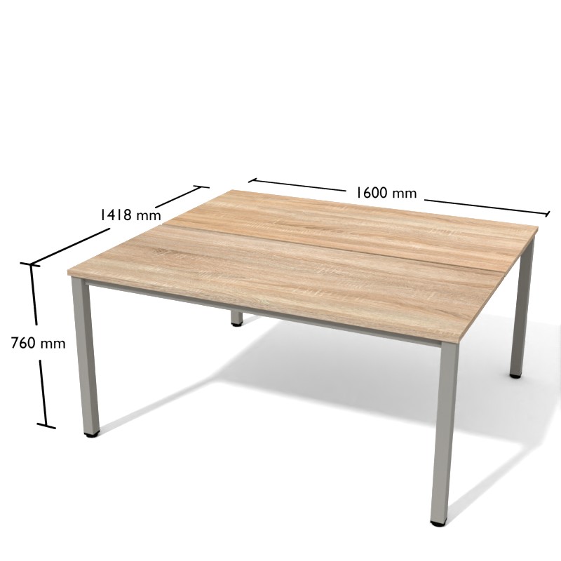 Biurko Btk12 1600 x 1418 x 760h | Meble DUO Btk12 1