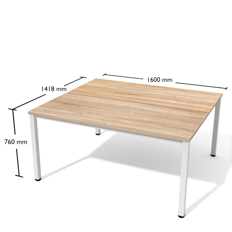 Biurko Btk12 1600 x 1418 x 760h | Meble DUO Btk12 2
