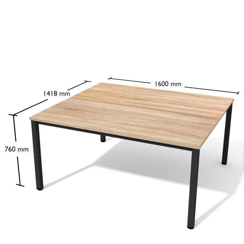 Biurko Btk12 1600 x 1418 x 760h | Meble DUO Btk12
