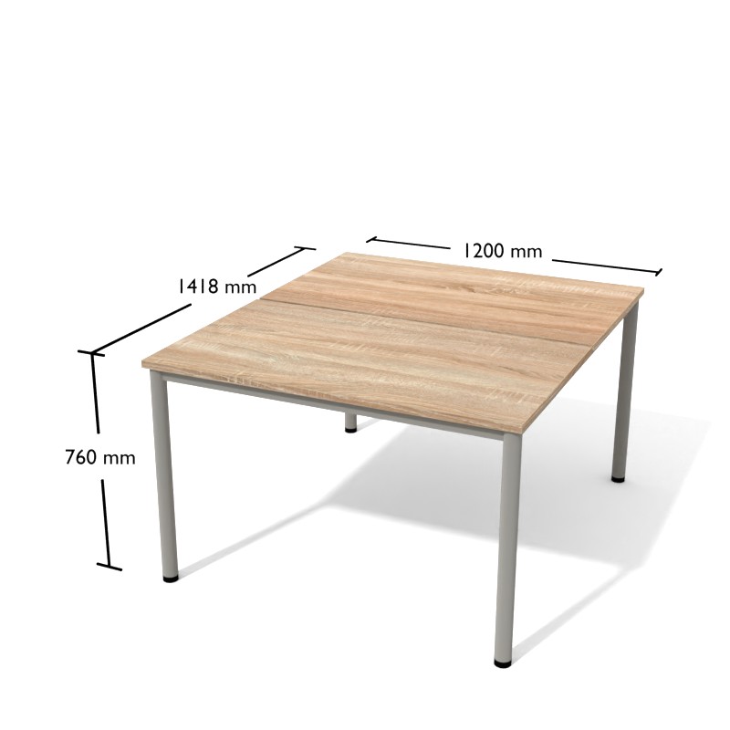 Biurko Bto10 1200 x 1418 x 760h | Meble DUO Bto10 1
