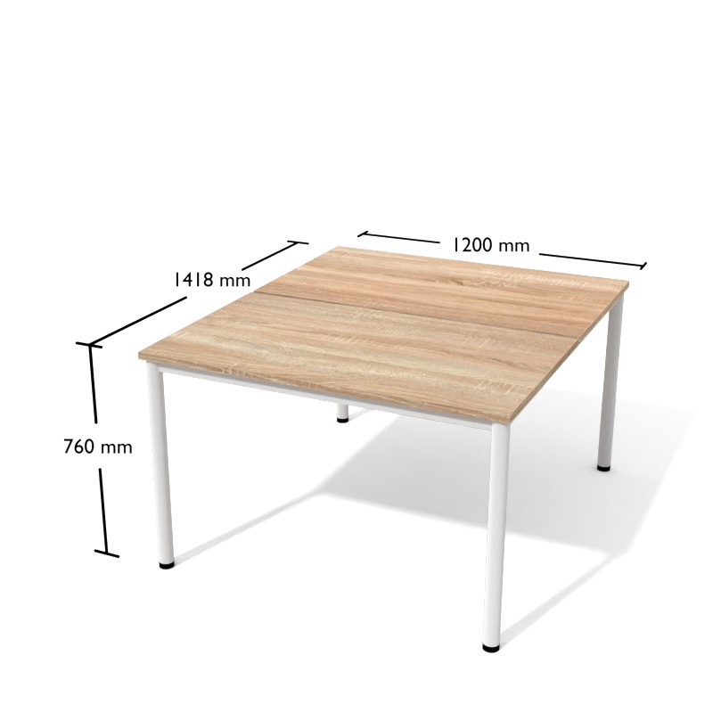 Biurko Bto10 1200 x 1418 x 760h | Meble DUO Bto10 2