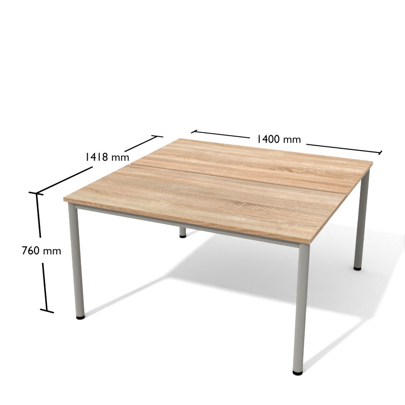 Biurko Bto11 1400 x 1418 x 760h | Meble DUO Bto11 1