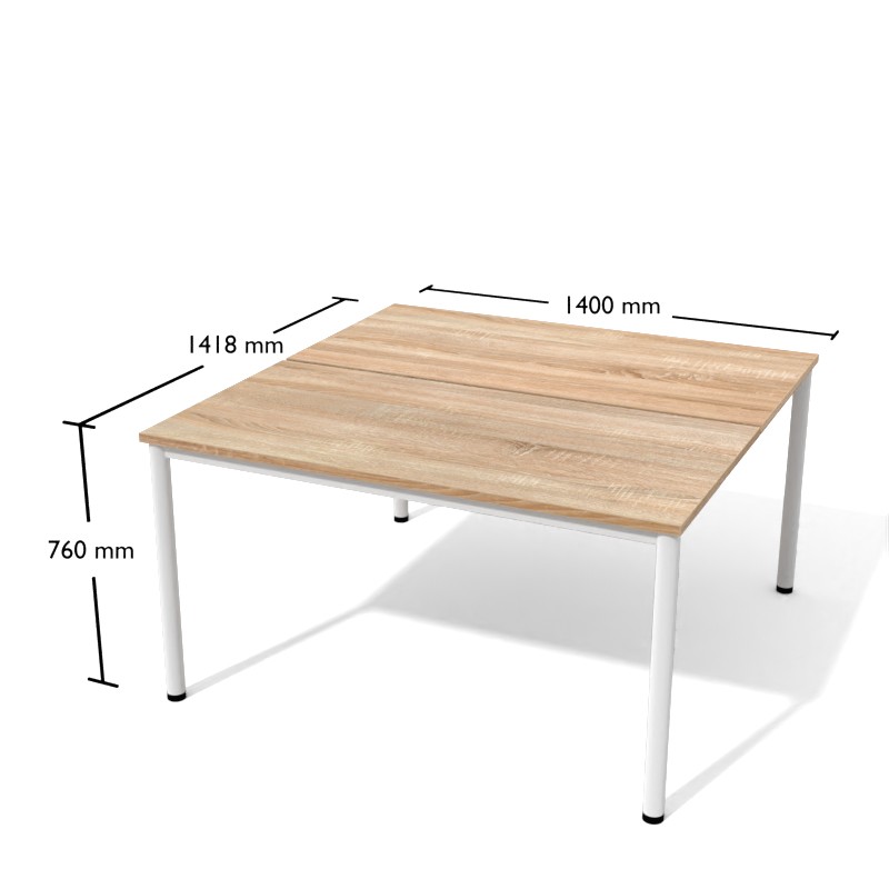 Biurko Bto11 1400 x 1418 x 760h | Meble DUO Bto11 2