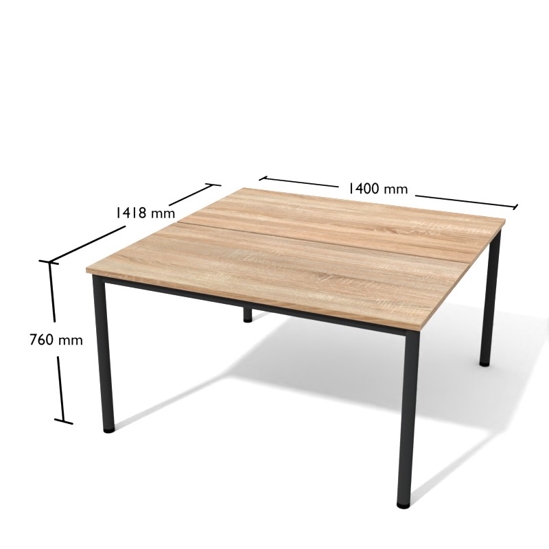 Biurko Bto11 1400 x 1418 x 760h | Meble DUO Bto11