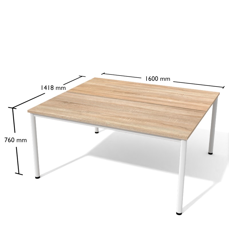 Biurko Bto12 1600 x 1418 x 760h | Meble DUO Bto12 2