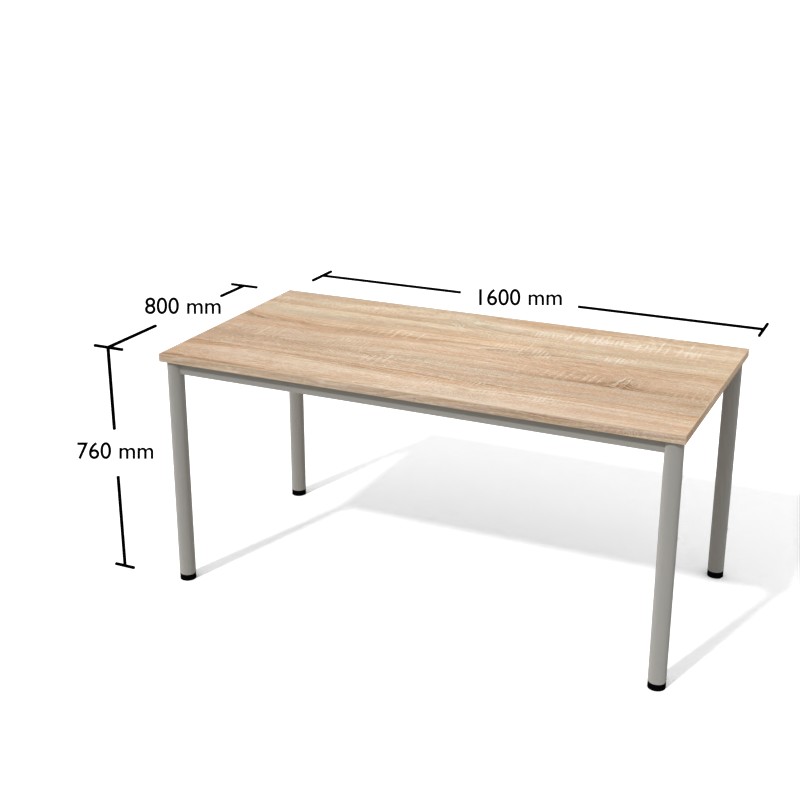 Biurko To4-8 1600 x 800 x 760h | Meble DUO Bto4 8