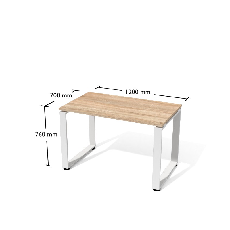 Biurko F2-7 1200 x 700 x 760h | Meble DUO XAR F2 7 1