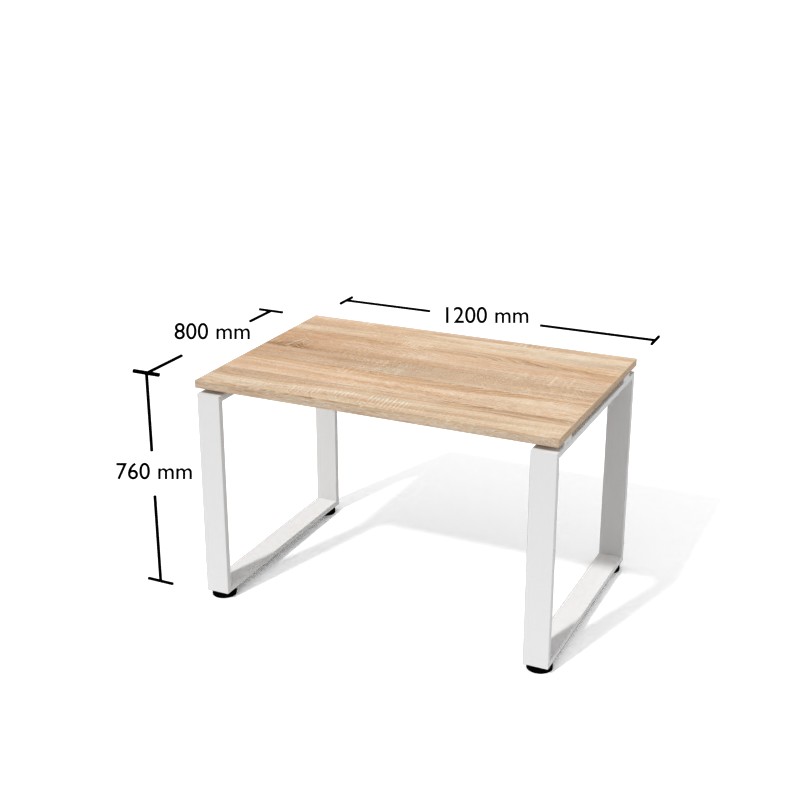 Biurko F2-8 1200 x 800 x 760h | Meble DUO XAR F2 8 1