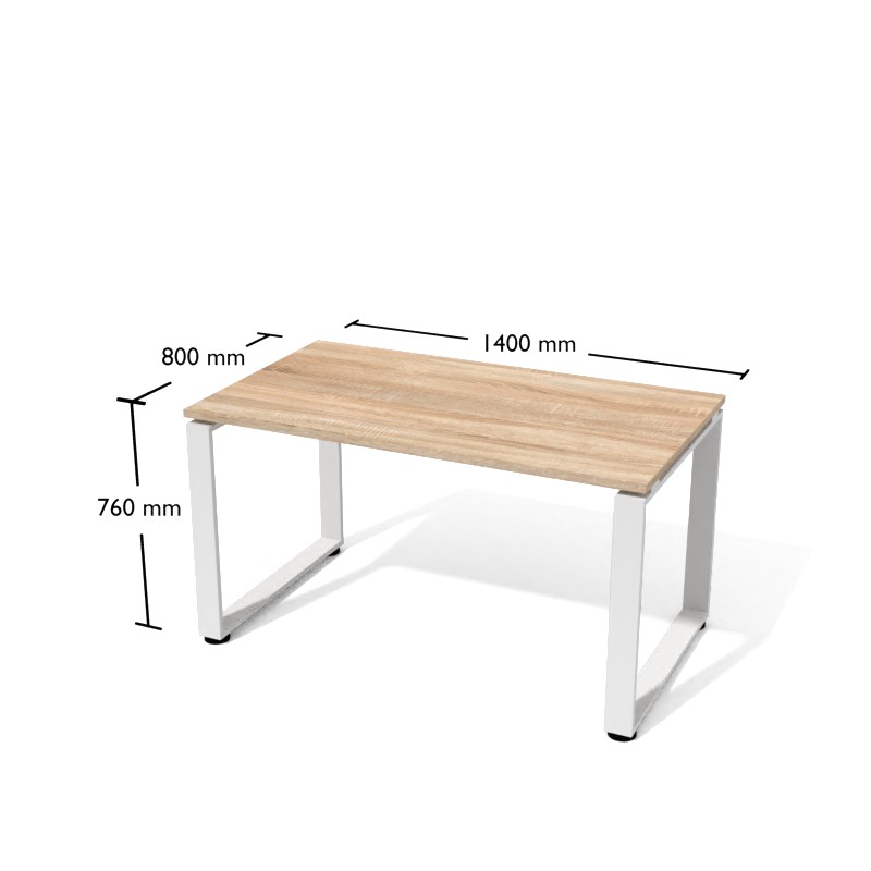 Biurko F3-8 1400 x 800x 760h | Meble DUO XAR F3 8 1