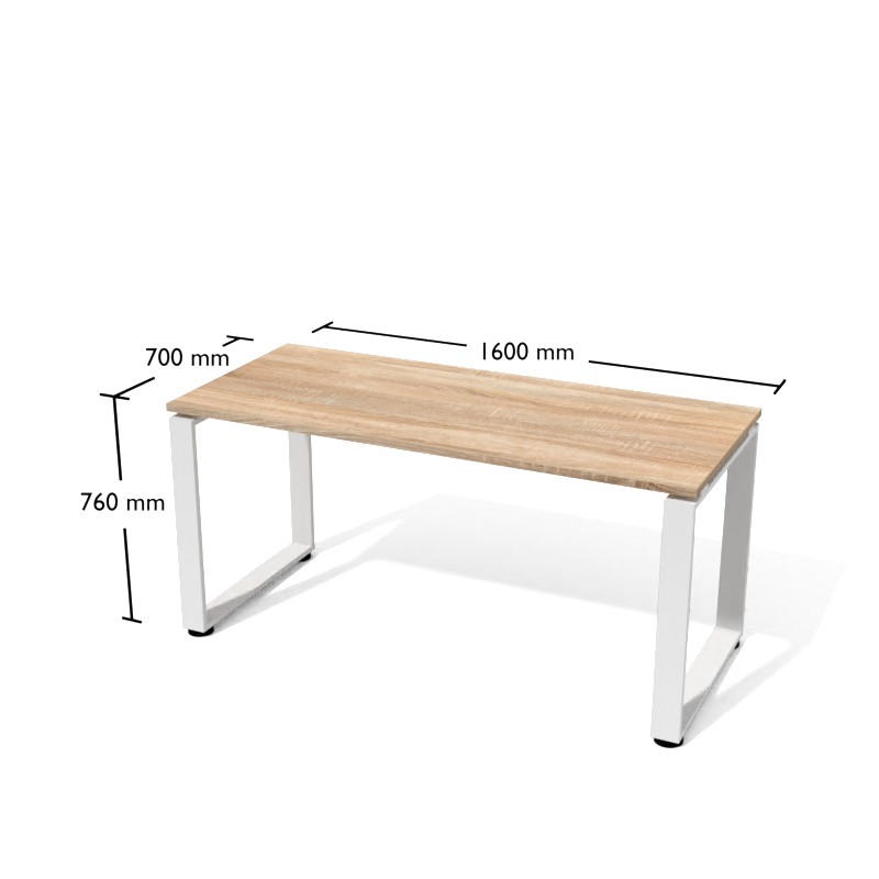 Biurko F4-7 1600 x 700 x 760h | Meble DUO XAR F4 7 1