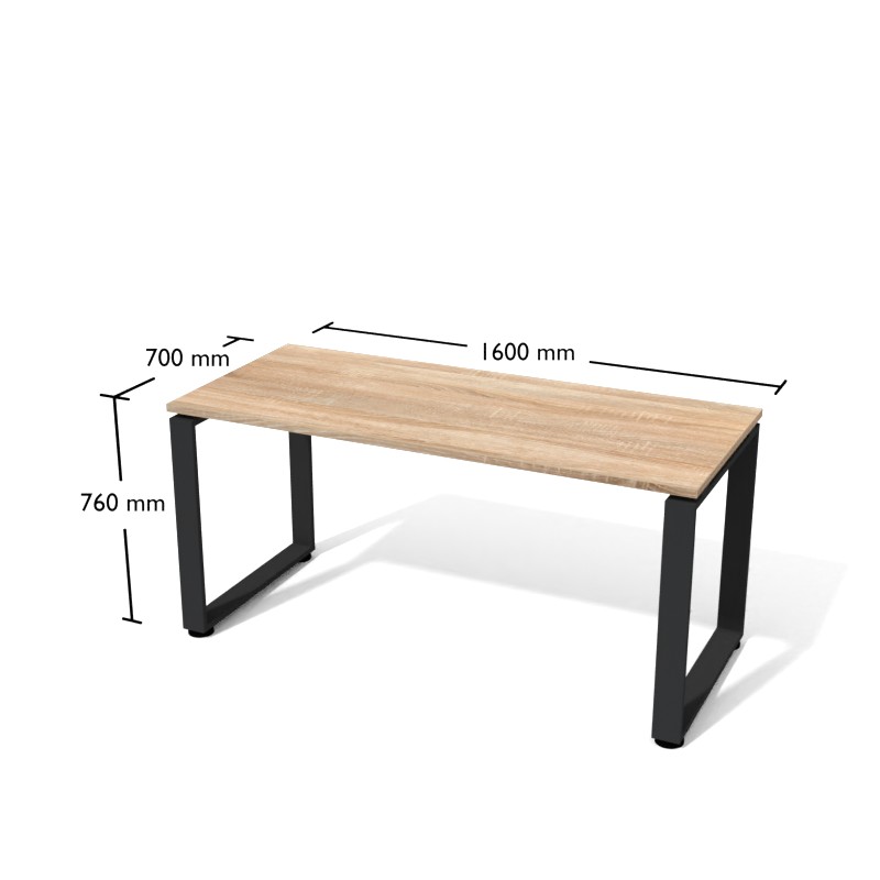 Biurko F4-7 1600 x 700 x 760h | Meble DUO XAR F4 7
