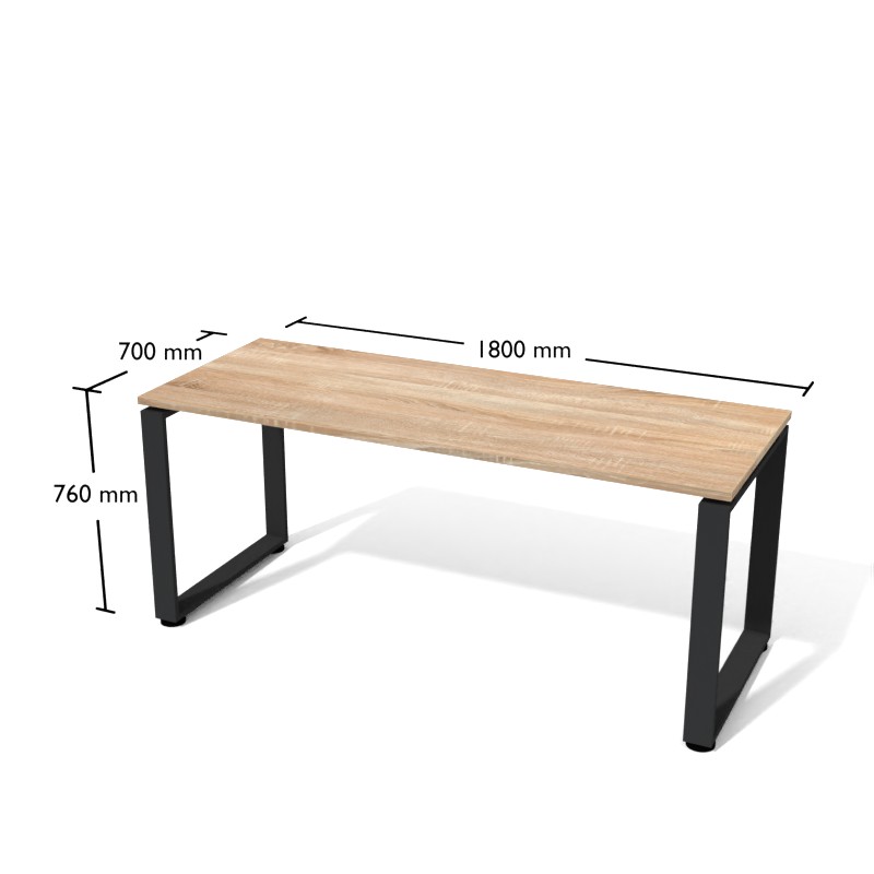 Biurko F5-7 1800 x 700 x 760h | Meble DUO XAR F5 7 1