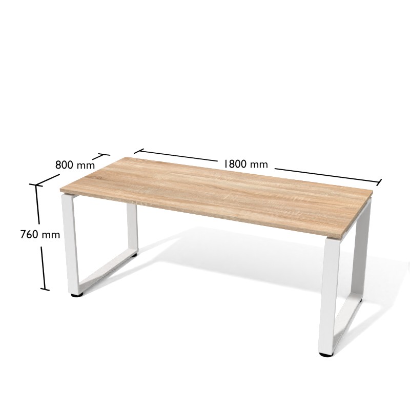 Biurko F5-8 1800 x 800 x 760h | Meble DUO XAR F5 8 2