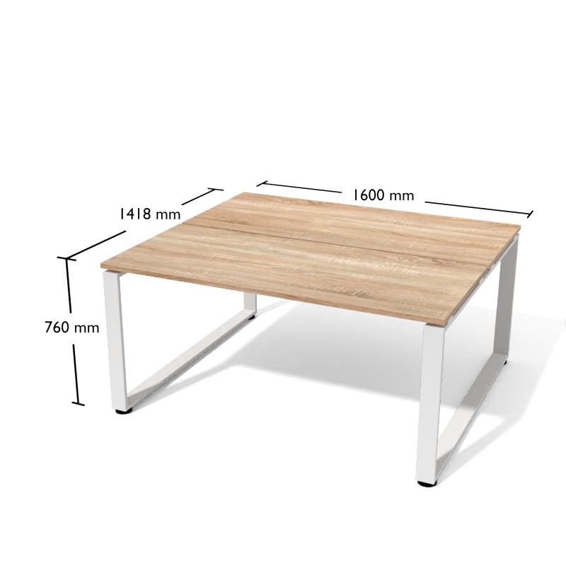 Biurko Fb4-7 1600 x 1418 x 760h | Meble DUO XAR Fb4 7 1