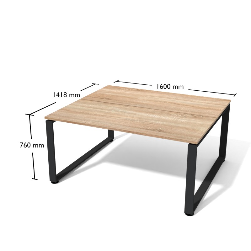 Biurko Fb4-7 1600 x 1418 x 760h | Meble DUO XAR Fb4 7