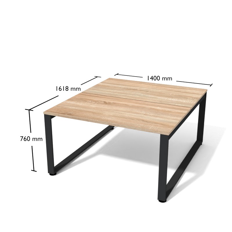 Biurko Gb3-8 1400 x 1618 x 760h | Meble DUO XAR Gb3 8 grafit dab sonoma