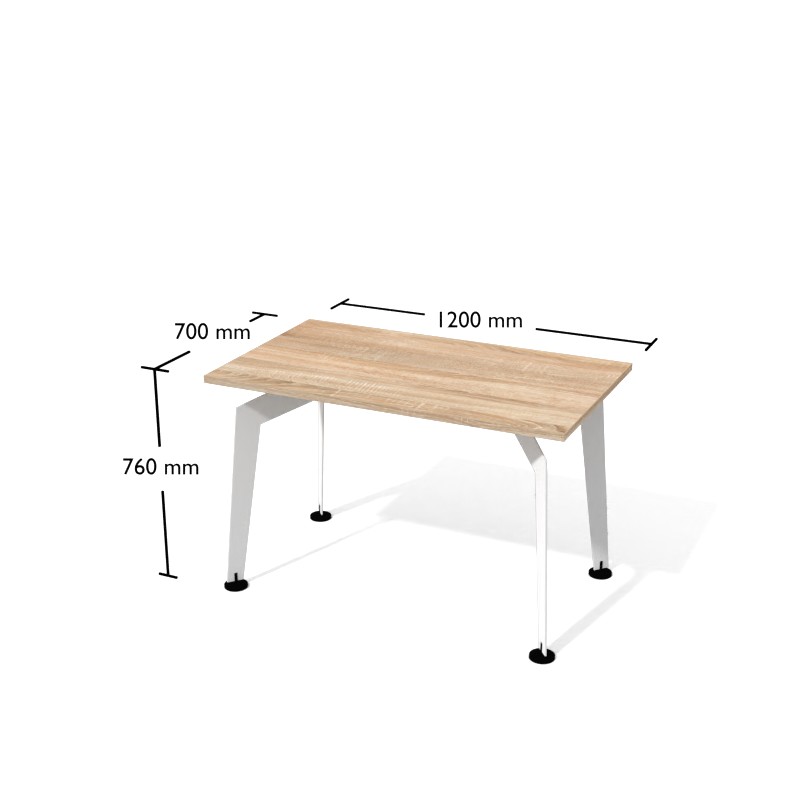 Biurko S2-7 1200x700x760h | Meble DUO XAR S2 7 1