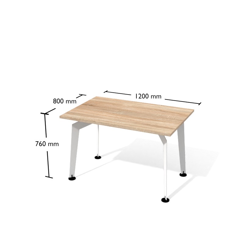 Biurko S2-8 1200x800x760h | Meble DUO XAR S2 8