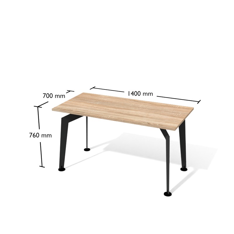 Biurko S3-7 1400x700x760h | Meble DUO XAR S3 7 2