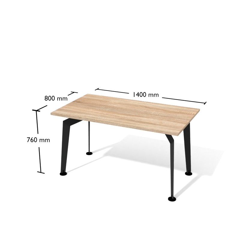 Biurko S3-8 1400x800x760h | Meble DUO XAR S3 8 1