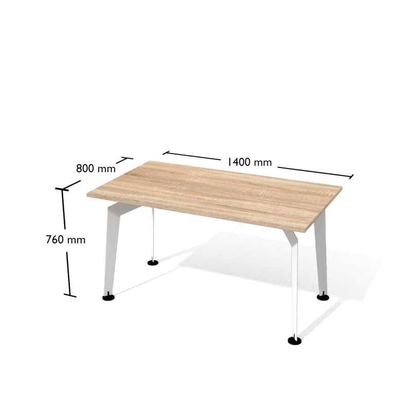 Biurko S3-8 1400x800x760h | Meble DUO XAR S3 8