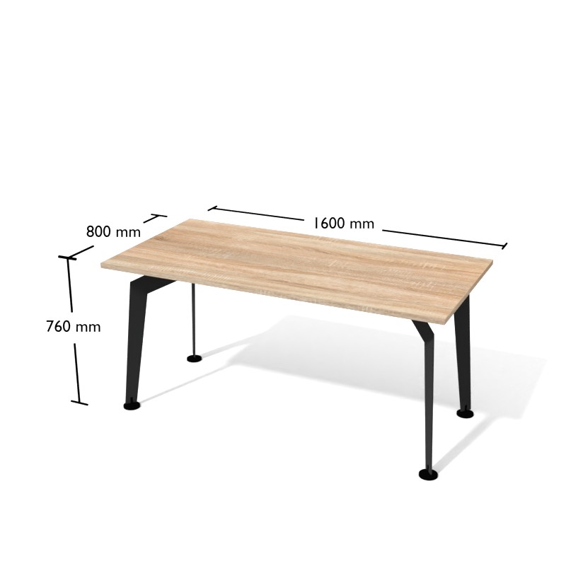 Biurko S4-8 1600x800x760h | Meble DUO XAR S4 8 1