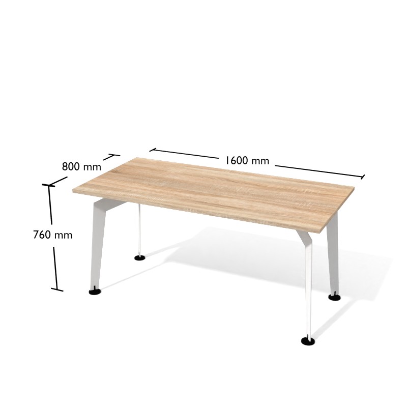 Biurko S4-8 1600x800x760h | Meble DUO XAR S4 8