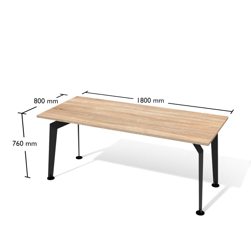 Biurko S5-8 1800x800x760h | Meble DUO XAR S5 8 1