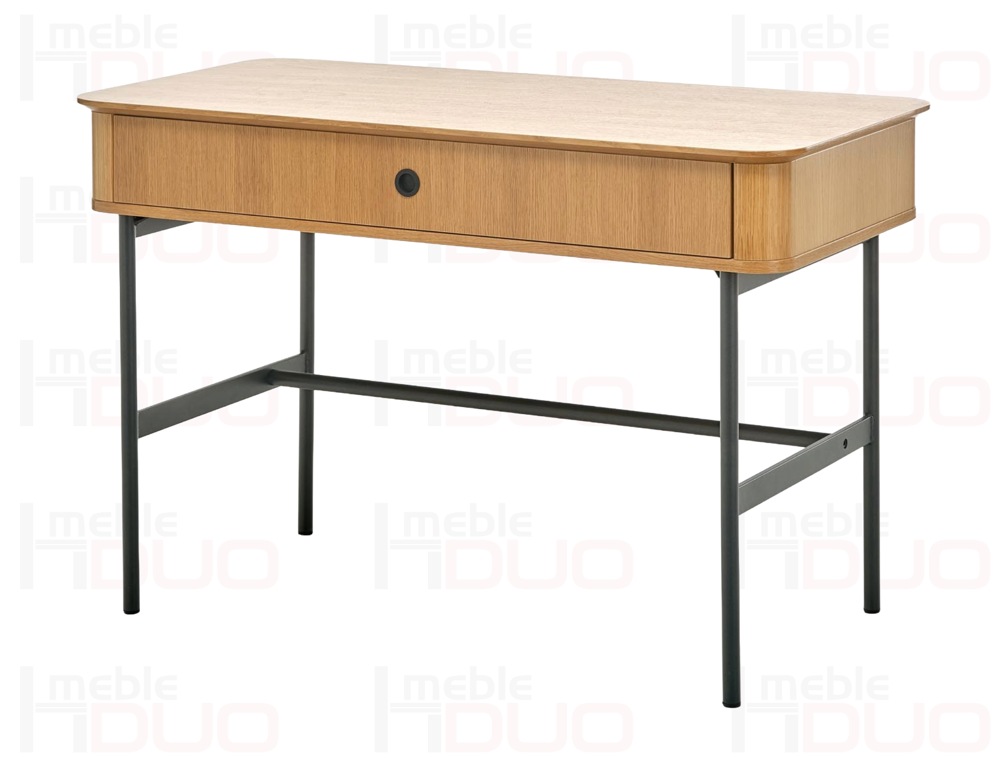 SMART biurko B-1 dąb naturalny/czarny | Meble DUO smart b 1