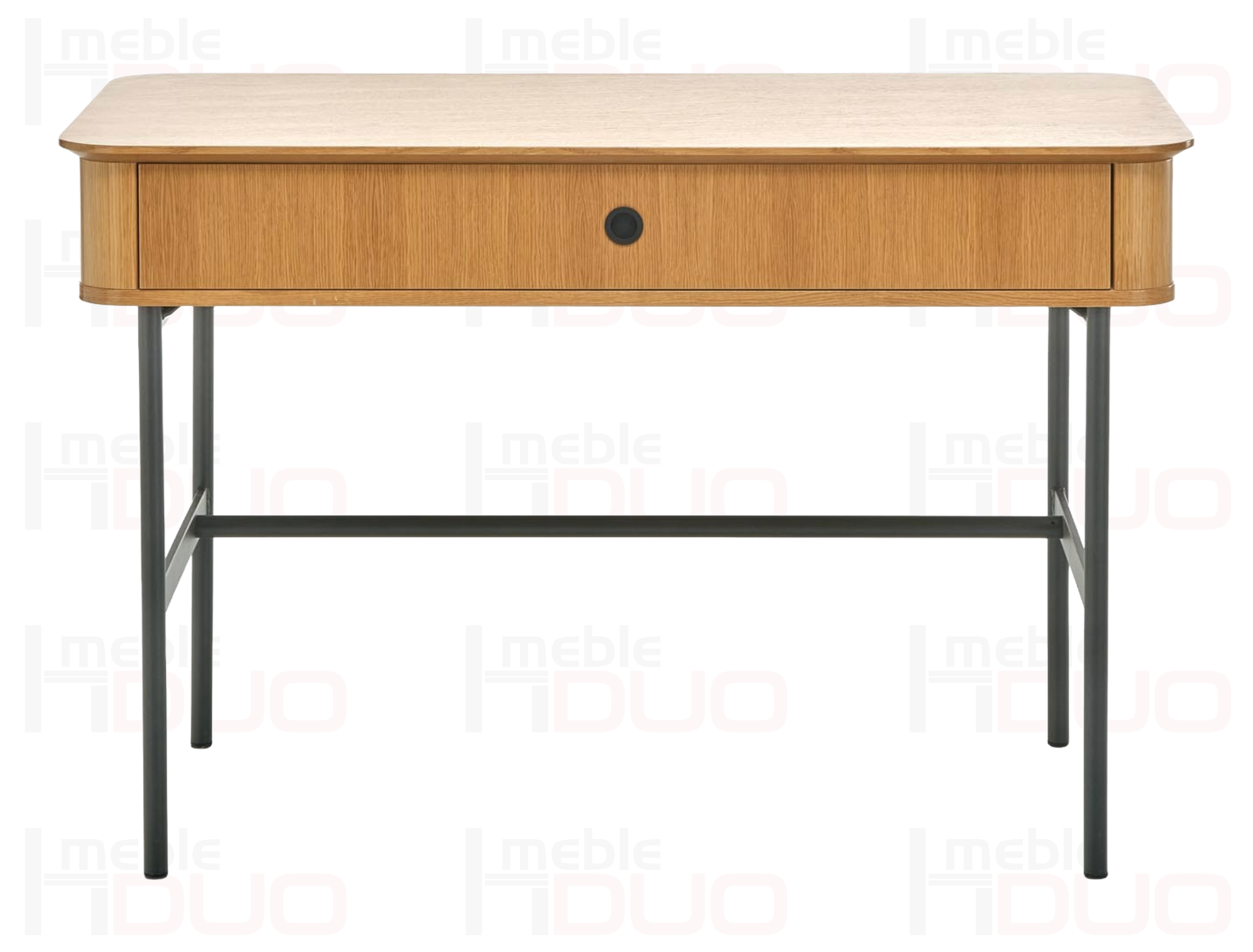 SMART biurko B-1 dąb naturalny/czarny | Meble DUO smart b 1 front