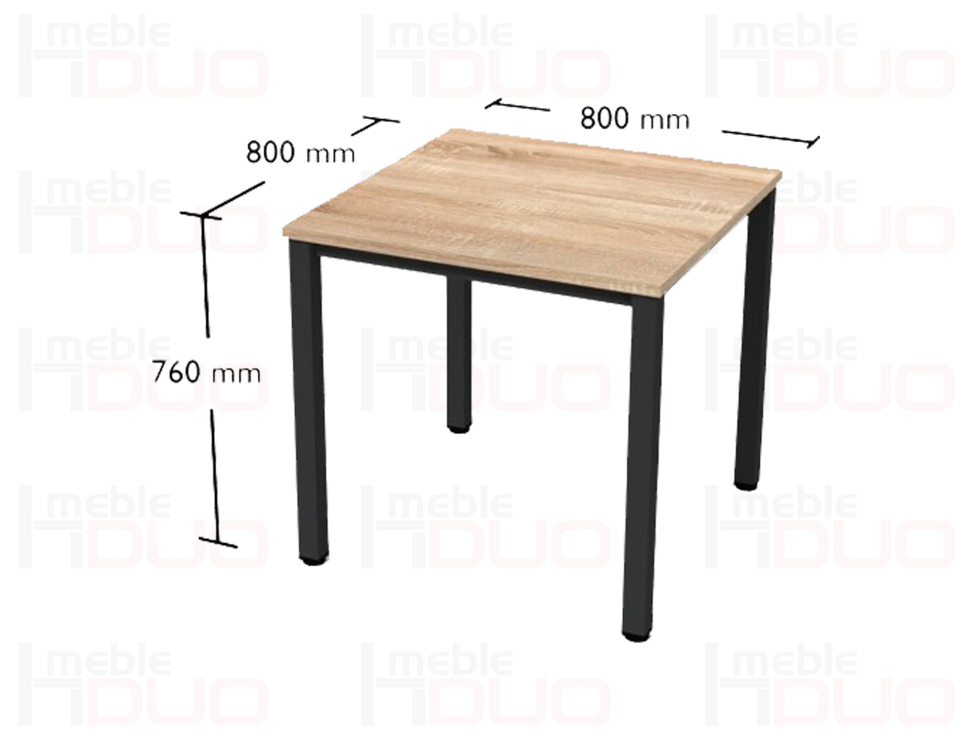 Biurko Tk1-8 800x800x760h | Meble DUO tk18