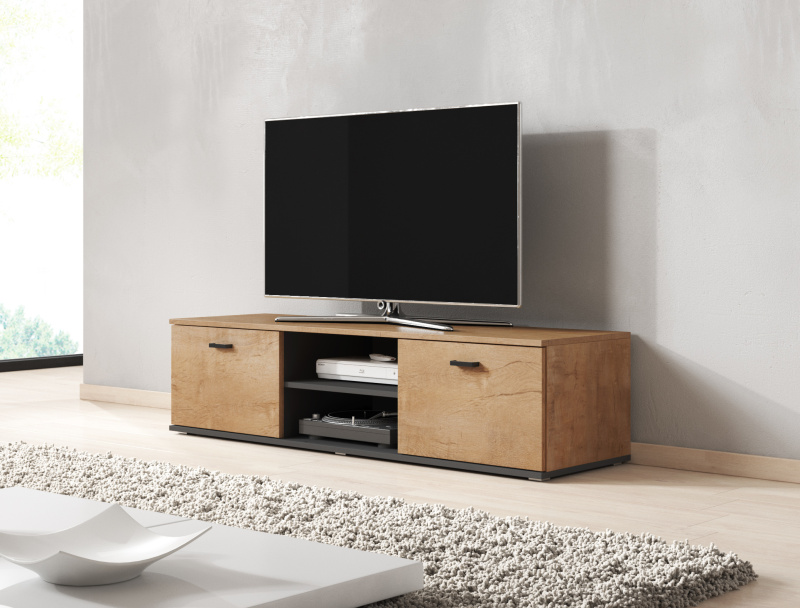 SOHO RTV 140 DAB LEFKAS/CZARNY | Meble DUO 5903815002984 1