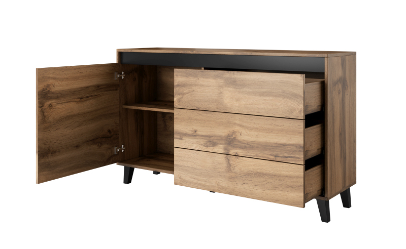 NORD KOMODA DAB WOTAN/ANTRACYT | Meble DUO 5903815004759 3