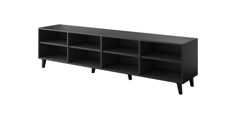 ETNA szafka RTV czarny mat/ czarny mat/ dąb craft | Meble DUO 5903815008030 7