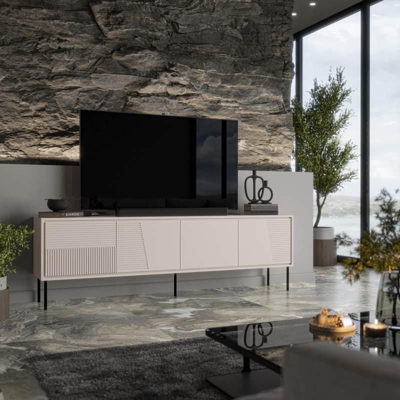 ABI szafka RTV kaszmir mat/ kaszmir mat | Meble DUO 5903815008573 1