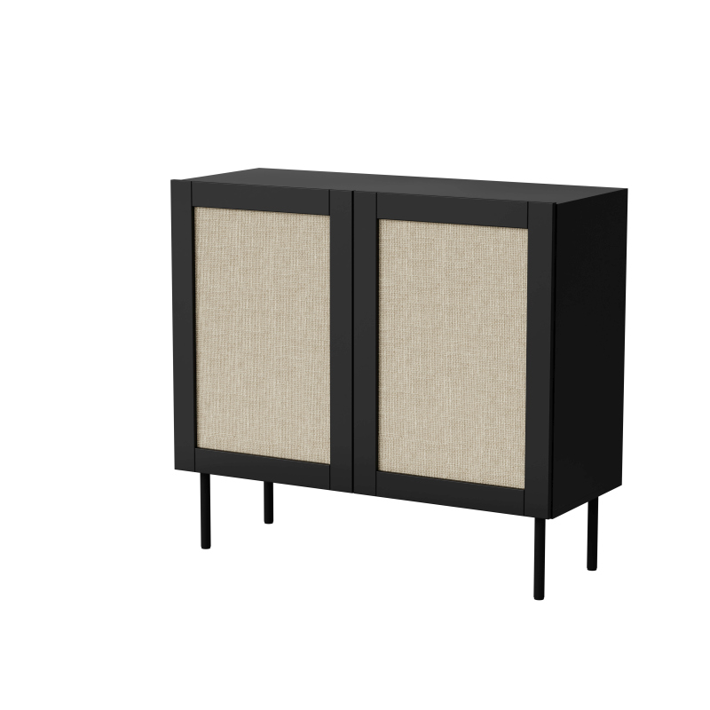 JUTA komoda 100 (2D) czarny mat | Meble DUO 5903815008672 3