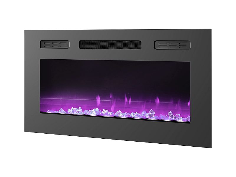 Kominek elektryczny IF-40FSB LED RGB czarny | Meble DUO 5903815008764 1