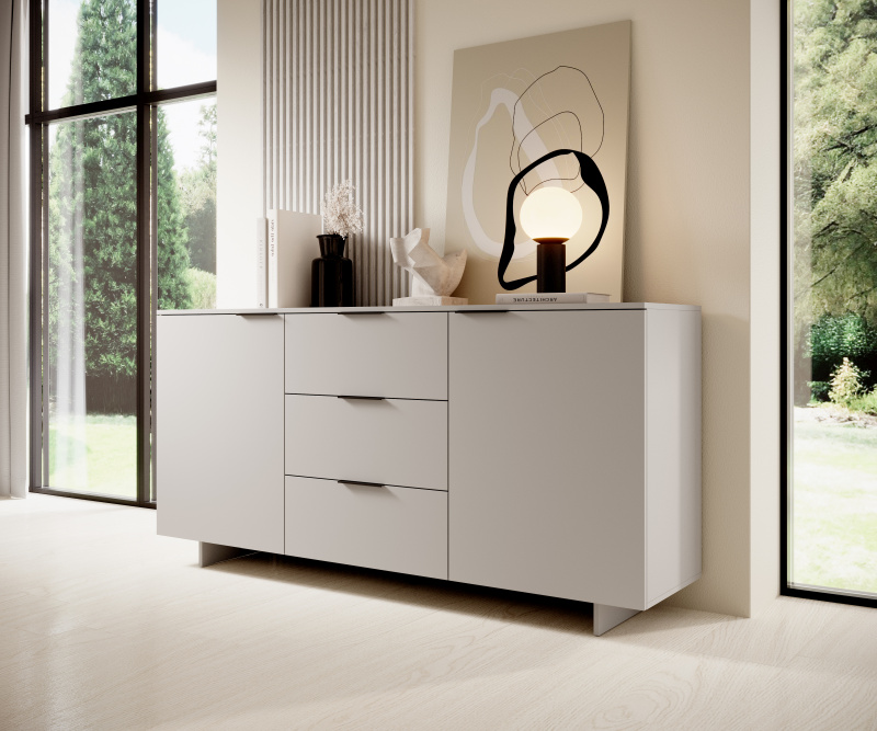 ALMA komoda 2D3S beż piaskowy (kaszmir) | Meble DUO 5903815009112 1