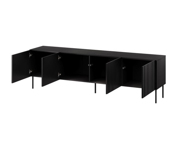 ISLA RTV 200 czarny mat ( 1 szt.=2 p. ) | Meble DUO 5903815009945 2
