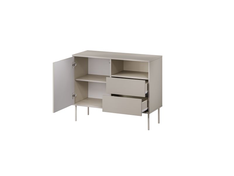 TRESSE komoda 1D2S beżowa | Meble DUO 5903815010101 2